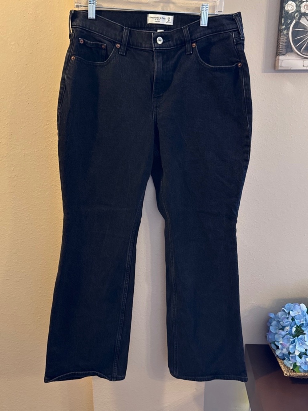 Abercrombie & Fitch Dark Wash Straight Leg Jeans